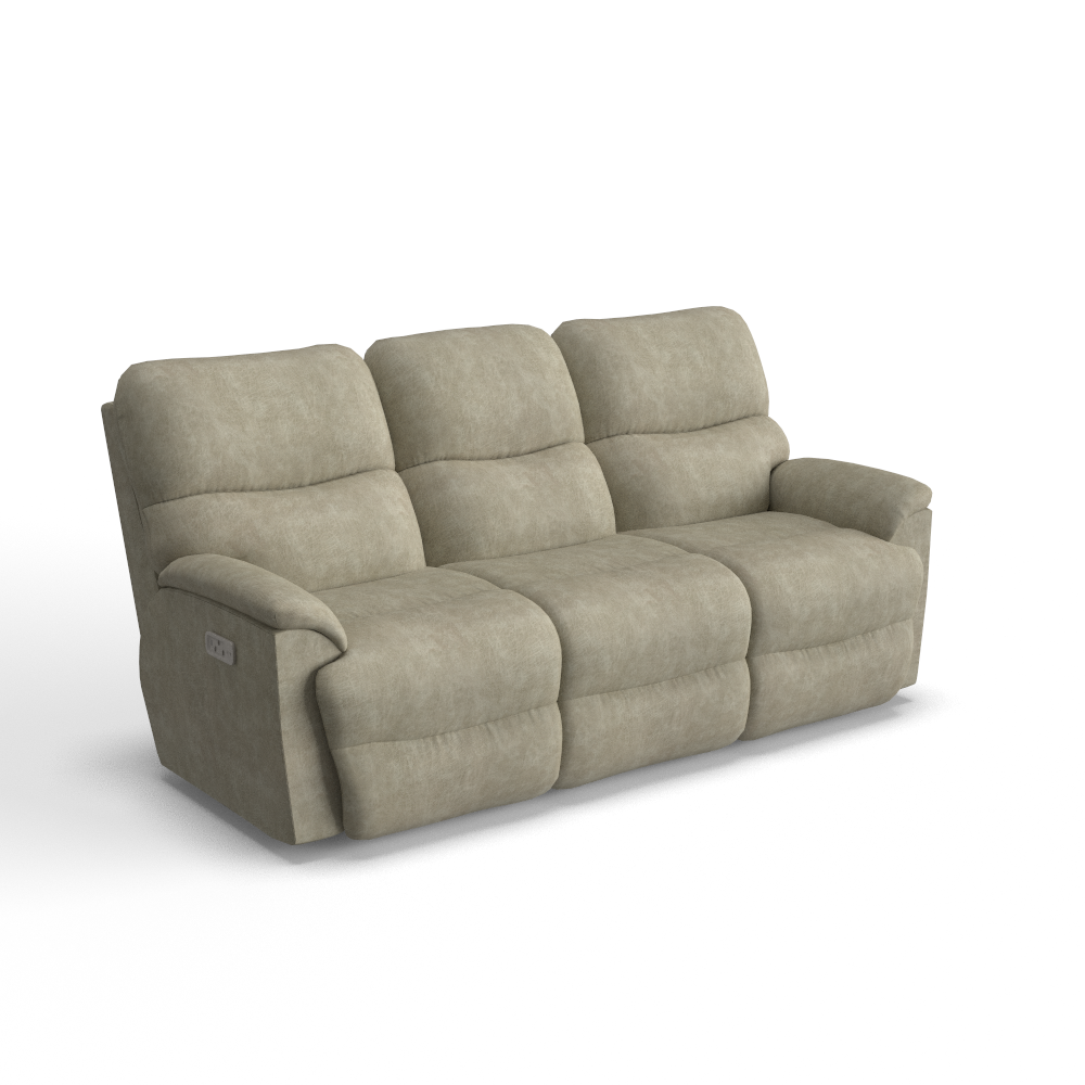 Trouper Power Reclining Sofa w/ Headrest & Lumbar